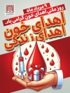 طرح پوستر روز اهدای خون شامل وکتور قطره خون