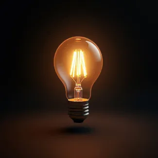 عکس هوش مصنوعی لامپ گرد عکس حرفه ای الکتریکی
