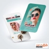 طرح آماده کارت ویزیت عینک فروشی شامل عکس عینک