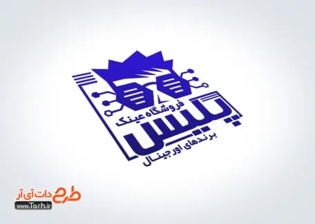 طرح مهر ژلاتینی گالری عینک با وکتور عینک