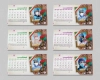 تقویم رومیزی شهدای مدافع سلامت جهت چاپ تقویم رومیزی 1403 شهدا