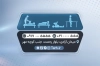 کارت ویزیت کلینیک فیزیوتراپی شامل رنگبندی آبی