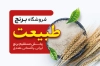 کارت ویزیت لایه باز فروشگاه برنج شامل دانه برنج