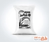 طرح سیاه و سفید گونی برنج با وکتور خوشه برنج