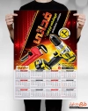 تقویم ابزار فروشی شامل عکس ابزارالات جهت چاپ تقویم دیواری ابزار آلات 1402