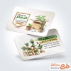 طرح آماده کارت ویزیت گلخانه دارای عکس گلدان گل