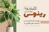 کارت ویزیت نهالستان لایه باز شامل عکس گلدان