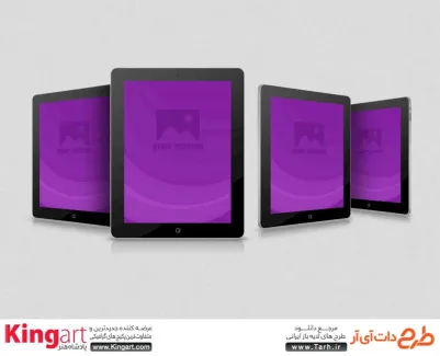 موکاپ iPad رایگان به صورت لایه باز با فرمت psd جهت پیش نمایش صفحه iPad