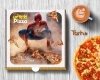 طرح جعبه پیتزا شامل عکس پیتزا جهت استفاده برای بسته بندی و جعبه پیتزا به صورت رنگی