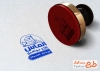 طرح مهر ژلاتینی طلا فروشی لایه باز با وکتور الماس
