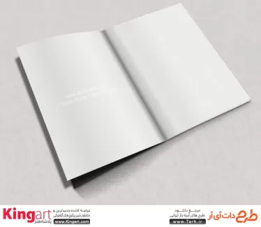 موکاپ کتاب Book Mockup به صورت لایه باز با فرمت psd جهت پیش نمایش کتاب، مجله، دفترچه یادداشت