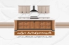 دانلود کارت ویزیت کابینت فروشی با عکس کابینت آشپزخانه و فرمت psd و قابلیت ویرایش