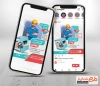 پست اینستاگرامی خدمات کولر شامل عکس کولر آبی و سرویسکار کولر
