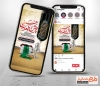 طرح اینستاگرام اطعام حسینی برای استوری و پست پویش اطعام حسینی