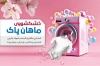 طرح آماده کارت ویزیت اتوشویی شامل عکس لباس