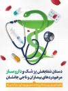 طرح لایه باز روز داروساز و پزشکی شامل عکس دارو و قرص جهت چاپ بنر و پوستر روز پزشک و داروسازی