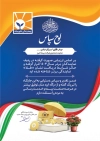 طرح لایه باز تقدیرنامه نمایندگی بیمه خاورمیانه شامل وکتور گل
