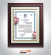 طرح تقدیرنامه نمایندگی بیمه ایران شامل وکتور گل