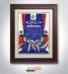 فایل لایه باز لوح تقدیر مسابقات تکواندو شامل عکس تکواندو کار