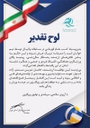 طرح لوح تقدیر خام والیبال شامل وکتور پرچم ایران