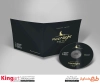 طرح قابل ویرایش موکاپ جعبه DVD به صورت لایه باز با فرمت psd جهت پیش نمایش کاور و برچسب CD و DVD