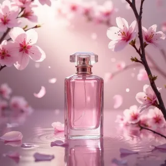 دانلود عکس استوک ادکلن با رنگ صورتی عکس حرفه ای عطر و ادکلن