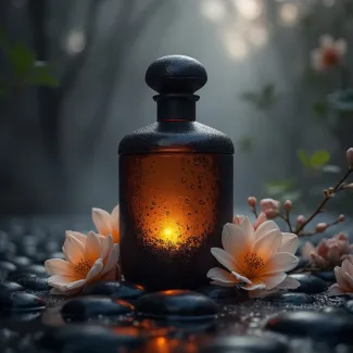 دانلود عکس ادکلن با شیشه کلاسیک عکس حرفه ای عطر و ادکلن
