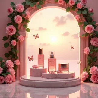 تصویر استوک محصولات آرایشی بهداشتی عکس حرفه ای عطر و ادکلن