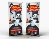 طرح لایه باز بنر ایستاده موبایل فروشی شامل عکس موبایل