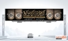 طرح بنر پل محرم شامل تایپوگرافی کل یوم عاشورا و کل ارض کربلا