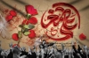 بنر لایه باز شیرخوارگان حسینی شامل تایپوگرافی علی اصغر