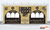 طرح لایه باز موکب محرم و شهدای مقاومت با قاب عکس شهدا