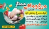 طرح بنر تبلیغاتی مرغ فروشی شامل عکس مرغ و ماهی با فرمت psd و قابلیت ویرایش