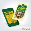 طرح کارت ویزیت تبلیغاتی مرغ و ماهی فروشی شامل رنگبندی سبز