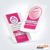 طرح کارت ویزیت خام متخصص زنان شامل وکتور مادر و نوزاد