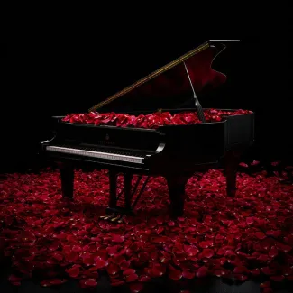 عکس با کیفیت پیانو عکس حرفه ای موسیقی
