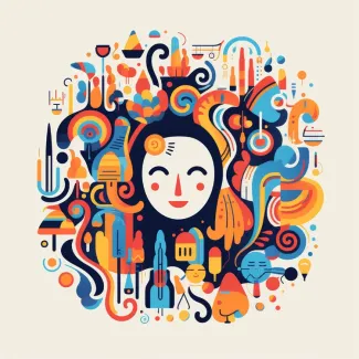 عکس حرفه ای آدمک خوشحال عکس حرفه ای موسیقی