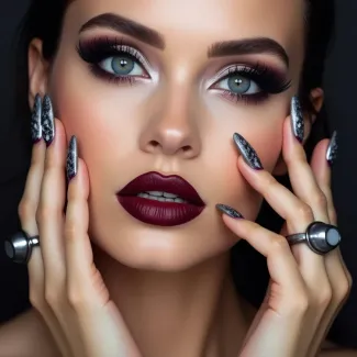 عکس هوش مصنوعی ناخن کاشت عکس حرفه ای مرکز ناخن