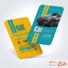 فایل لایه باز کارت ویزیت نمایشگاه ماشین با عکس ماشین
