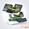 طرح خام کارت ویزیت نمایشگاه اتومبیل شامل عکس ماشین