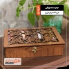 طرح برش لیزر جعبه دمنوش