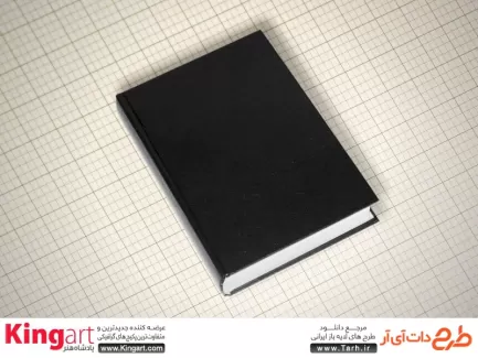 موکاپ خام جلد کتاب به صورت لایه باز با فرمت psd جهت پیش نمایش کتاب، مجله، دفترچه یادداشت