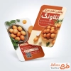 طرح کارت ویزیت لایه باز پخش تخم مرغ دارای عکس ظرف تخم مرغ