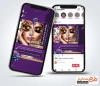 طرح اینستاگرام کاشت مژه شامل عکس مدل زن