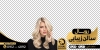 طرح استیکر شیشه آرایشگاه زنانه با عکس زن با فرمت PSd و قابل ویرایش