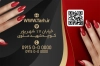 کارت ویزیت خام مرکز کاشت ناخن شامل عکس مدل زن