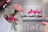 کارت ویزیت لایه باز مرکز کاشت ناخن شامل عکس مدل زن