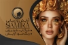 طرح خام کارت ویزیت آرایشگاه زنانه شامل عکس مدل زن