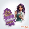 طرح آماده کارت ویزیت برش خاص خدمات کاشت ناخن شامل عکس ناخنکار