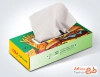 طرح آماده جعبه دستمال کاغذی پیتزا فروشی به صورت لایه باز